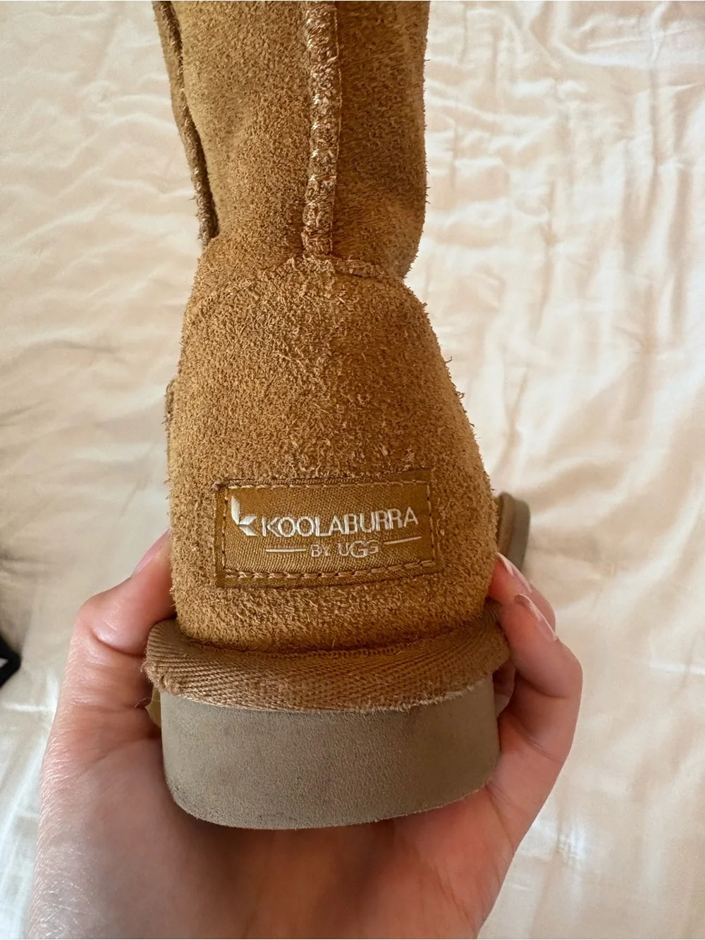 Koolaburra Women's Chestnut Brown Shearling-Lined Ankle Boots